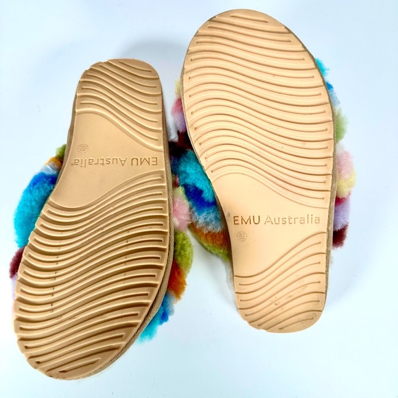 EMU Australia by Anthropologie Mayberry Rainbow Sheepskin Slipper in Multicolor - Picture 10 of 16